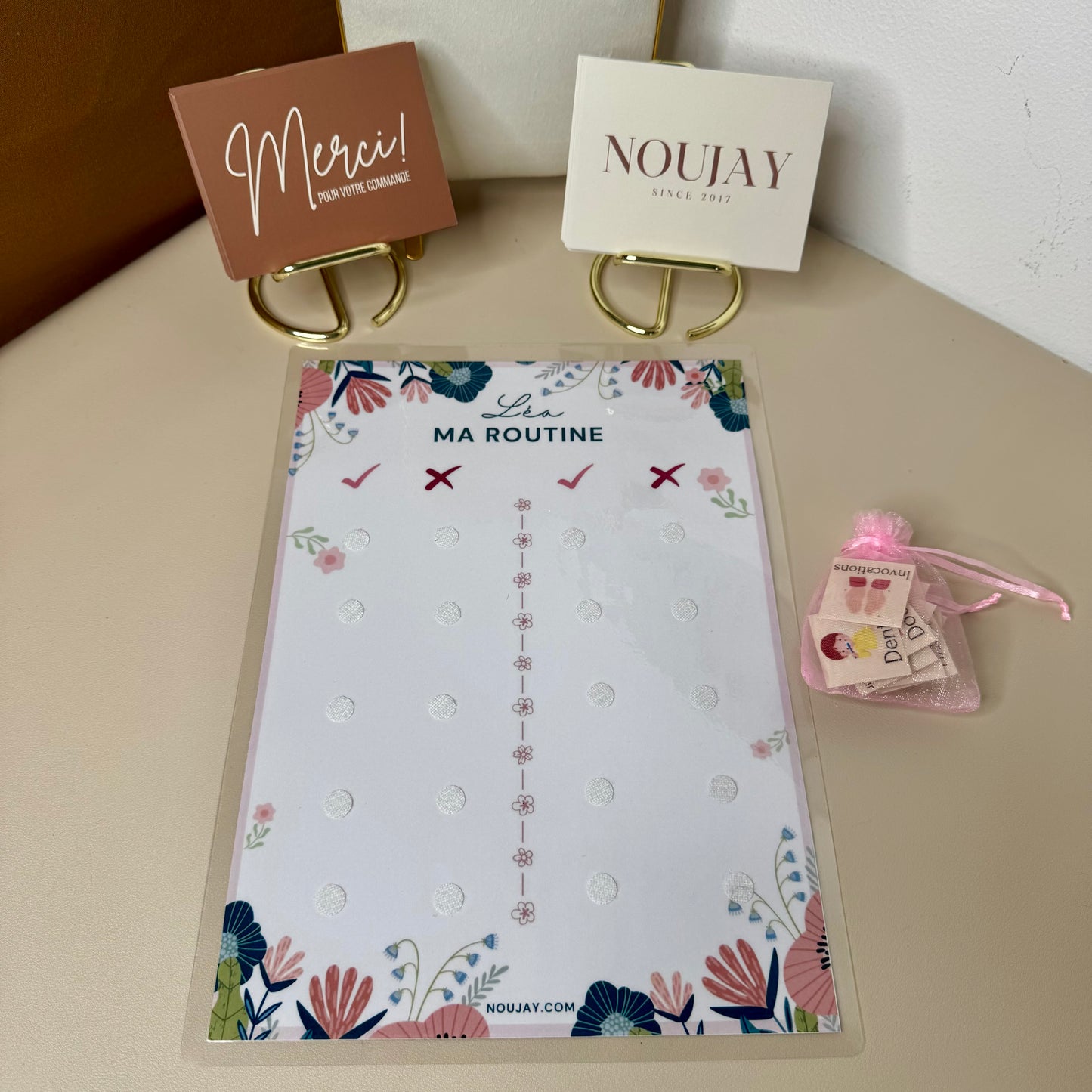 Affiche ma routine fleurie