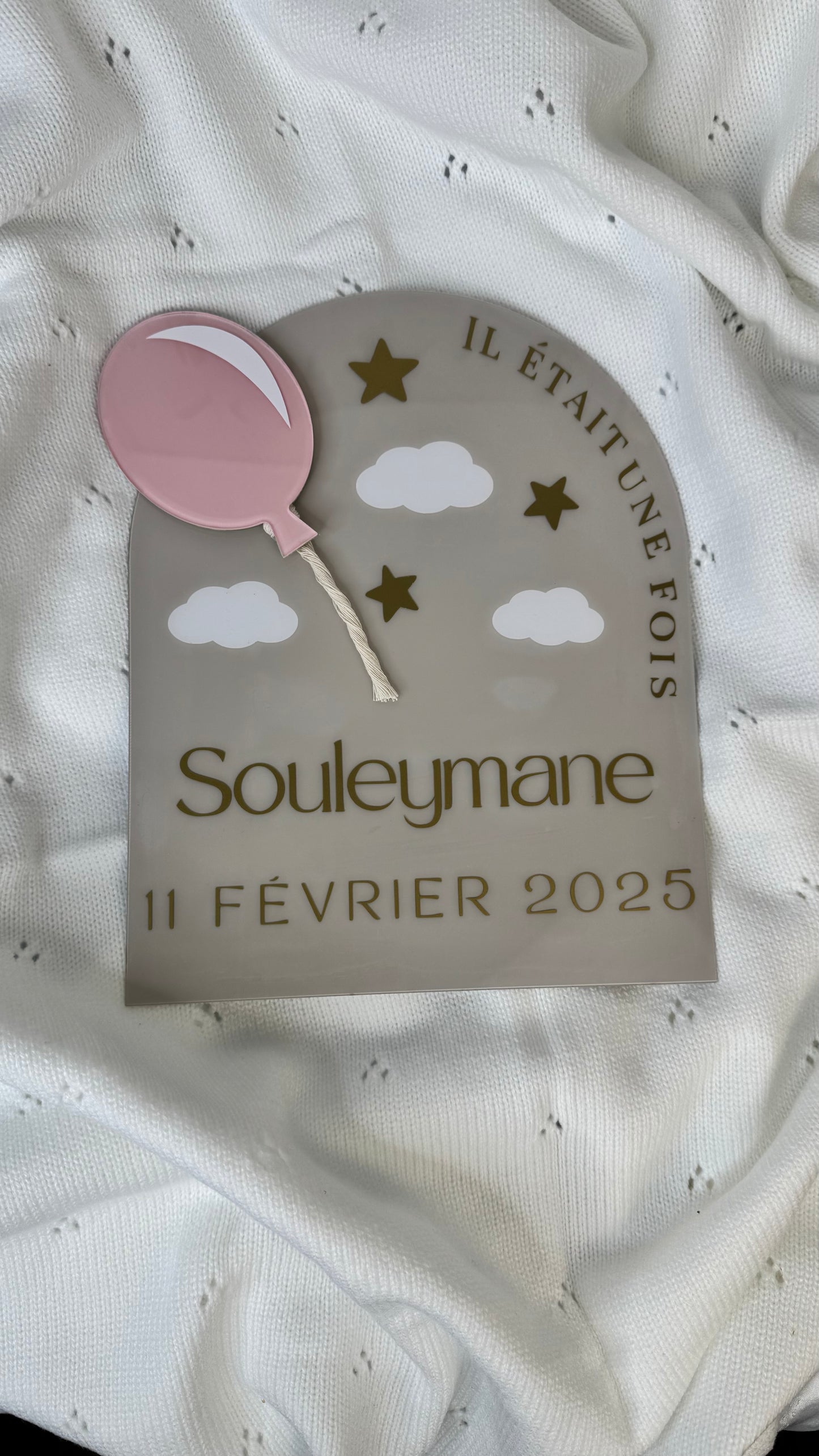 Plaque arche Naissance