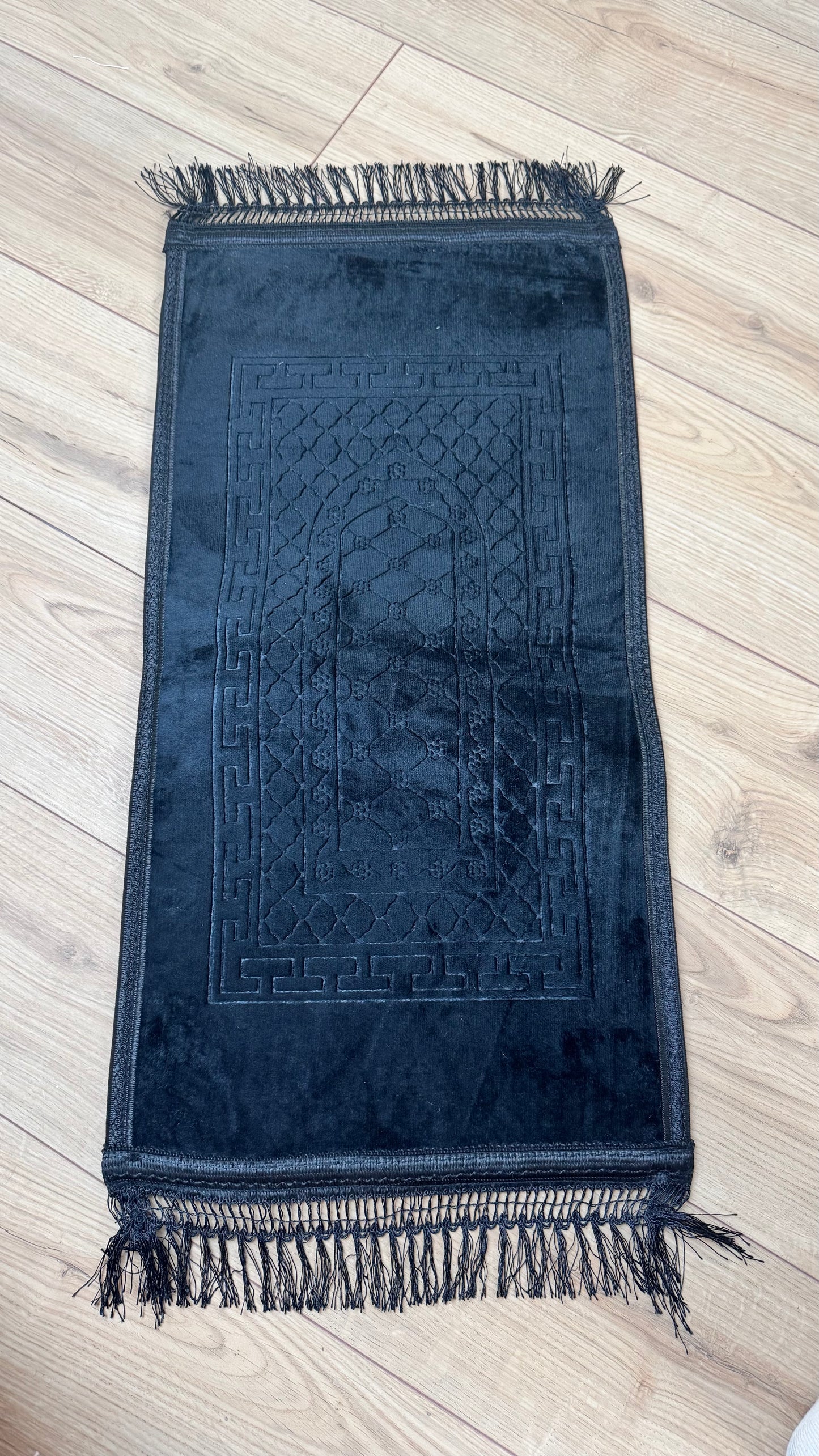 Tapis de prière épais enfant noir