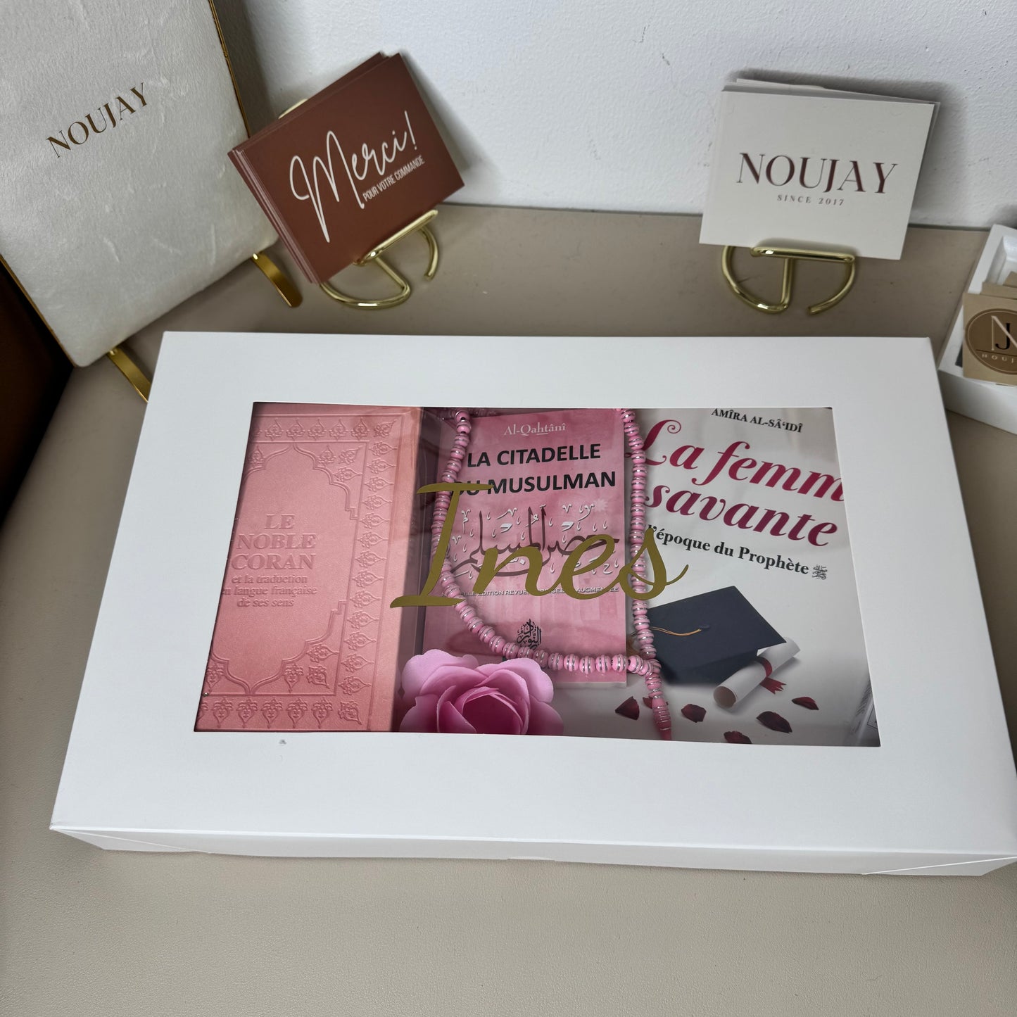 Coffret rose