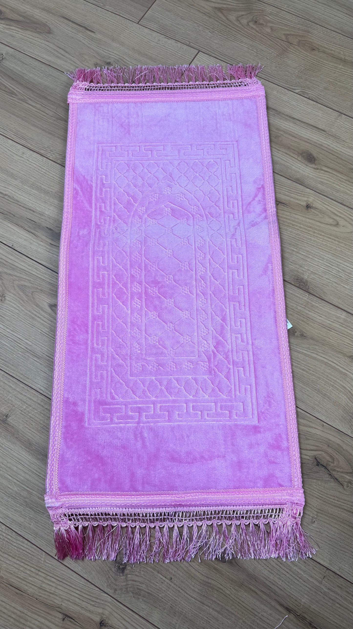 Tapis de prière épais enfant rose