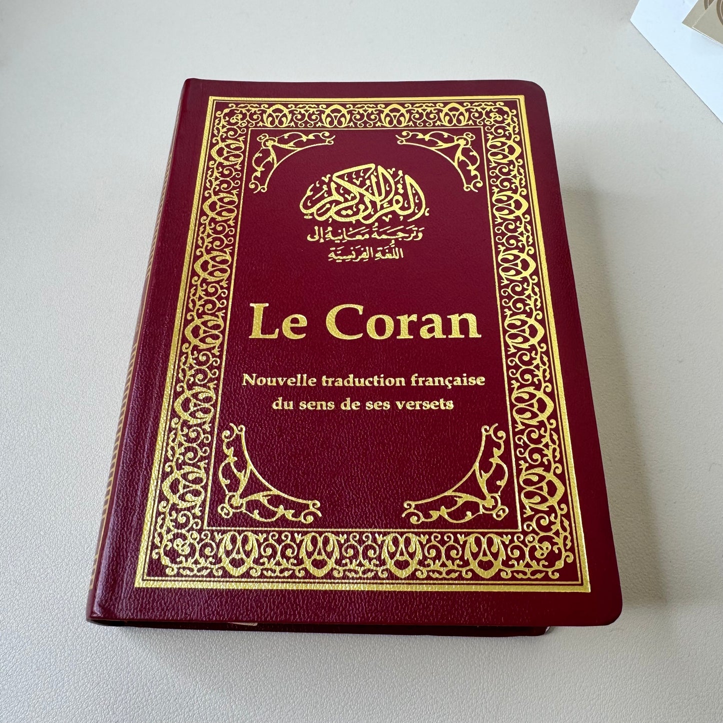 Coran rouge français