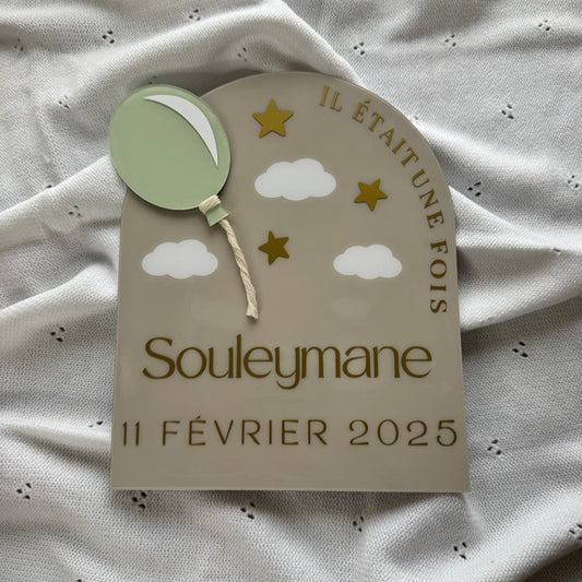 Plaque arche Naissance
