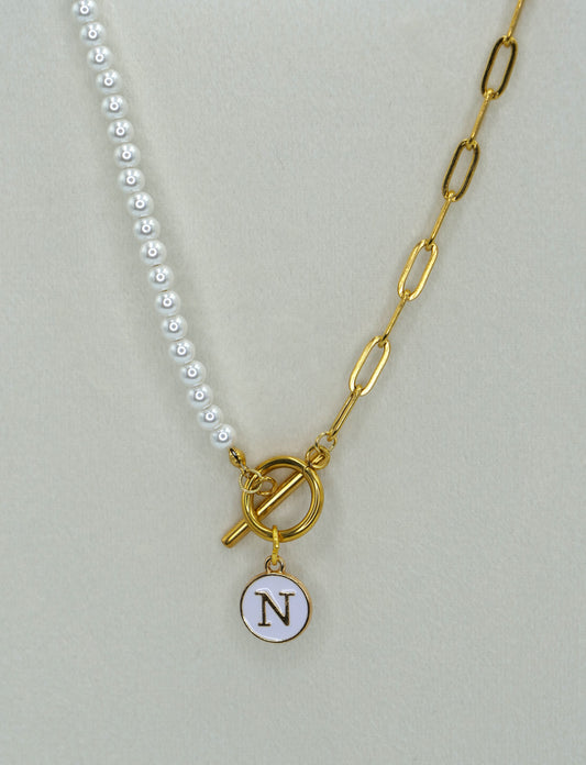 Collier Double Pearl